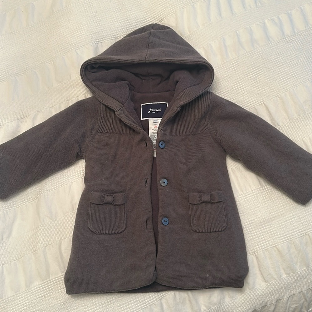 Jacadi Comfy Cardigan Jacket size 18mo